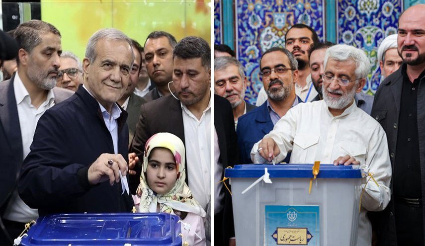 حسب النتائج الأولية.. تقدم بزشكيان وجليلي.. توقعات بجولة ثانية لانتخابات إيران الرئاسية 