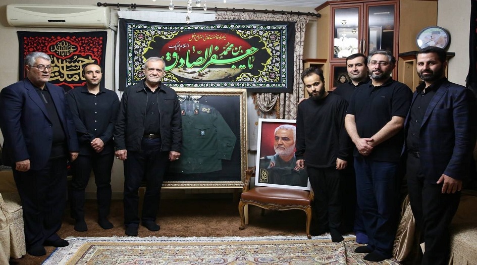 الرئيس الايراني المنتخب : طريق الشهيد سليماني طريق الوحدة والتعاطف 