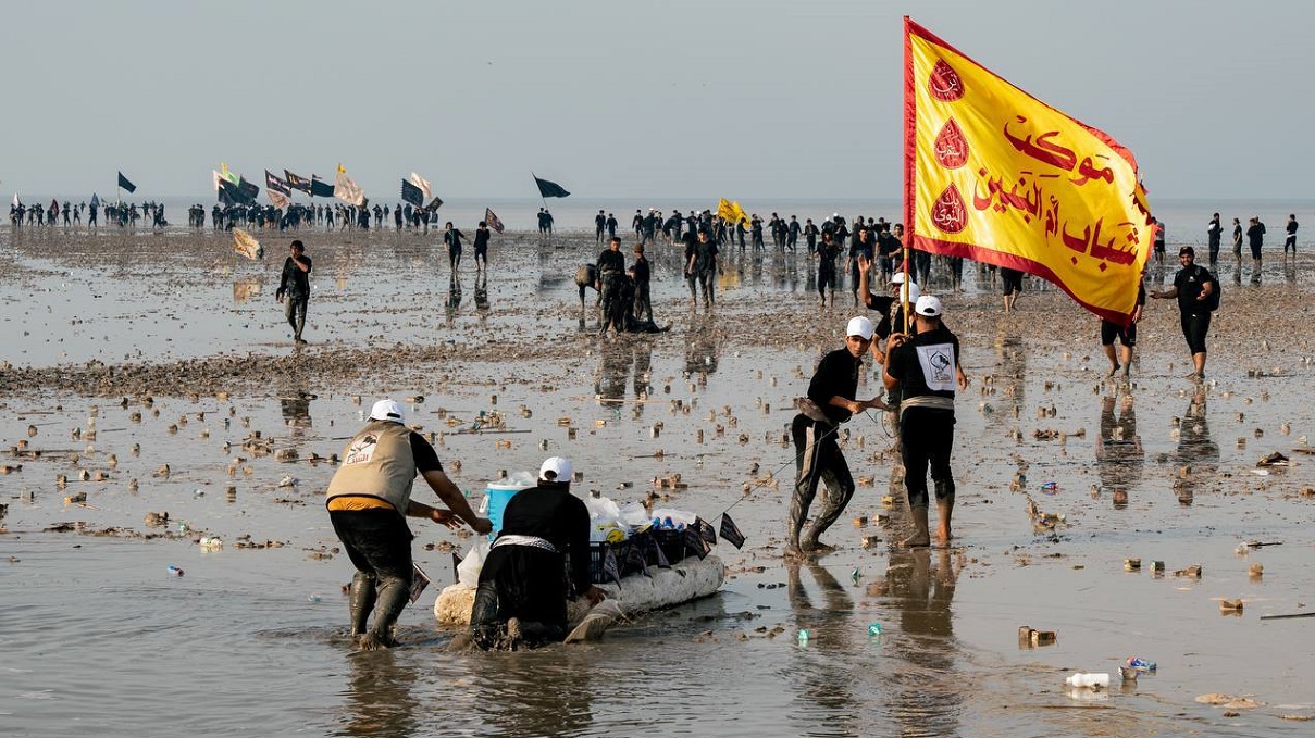 آغاز پیاده روی اربعین از جنوبی‌ترین نقطه عراق