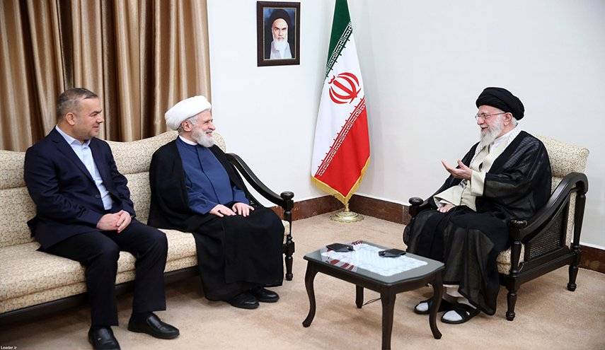 الامام الخامنئي يستقبل الشيخ نعيم قاسم