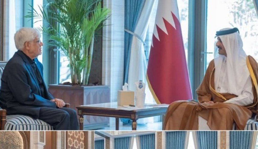  النائب الأول للرئيس الإيراني يلتقي أمير قطر 