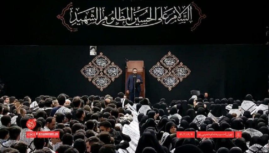 عزاداری روز اربعین با حضور رهبر انقلاب