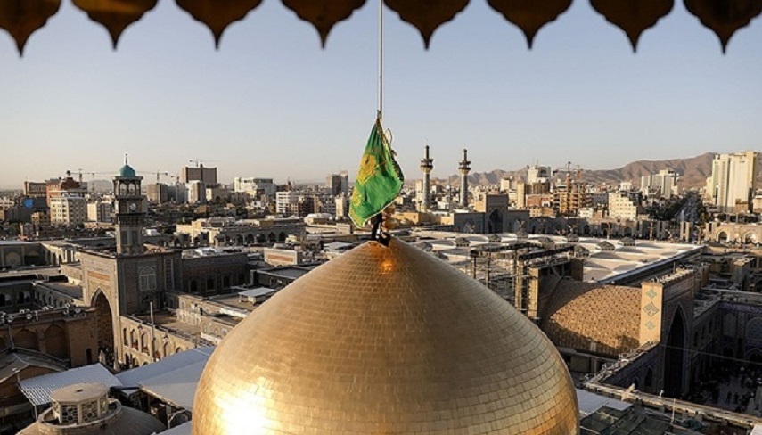 آيين تعويض پرچم حرم مطهر امام رضا (ع) به روايت تصوير