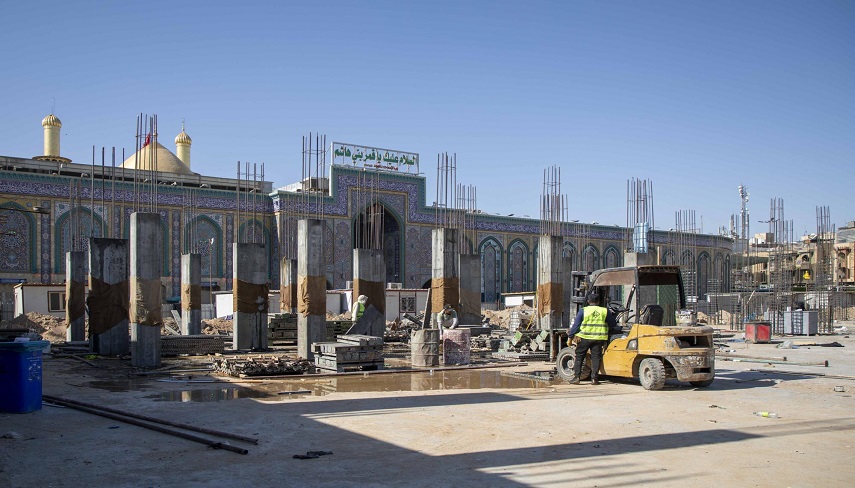 صحن حضرت ام البنين (عليها السلام) در حرم مقدس عباسي