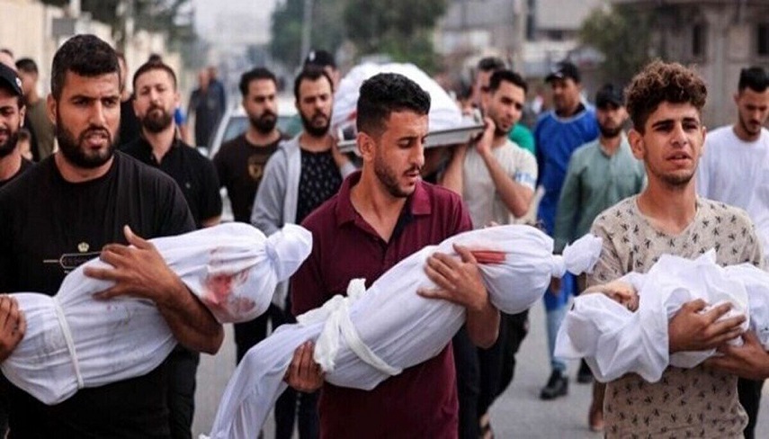 به خاك و خون كشيدن كودكان  در  ٣۵٢ مين روز جنايت اشغالگران
