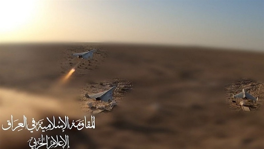  المقاومة العراقية تضرب أهدافاً في ثلاث مناطق بقلب الكيان الصهيوني 