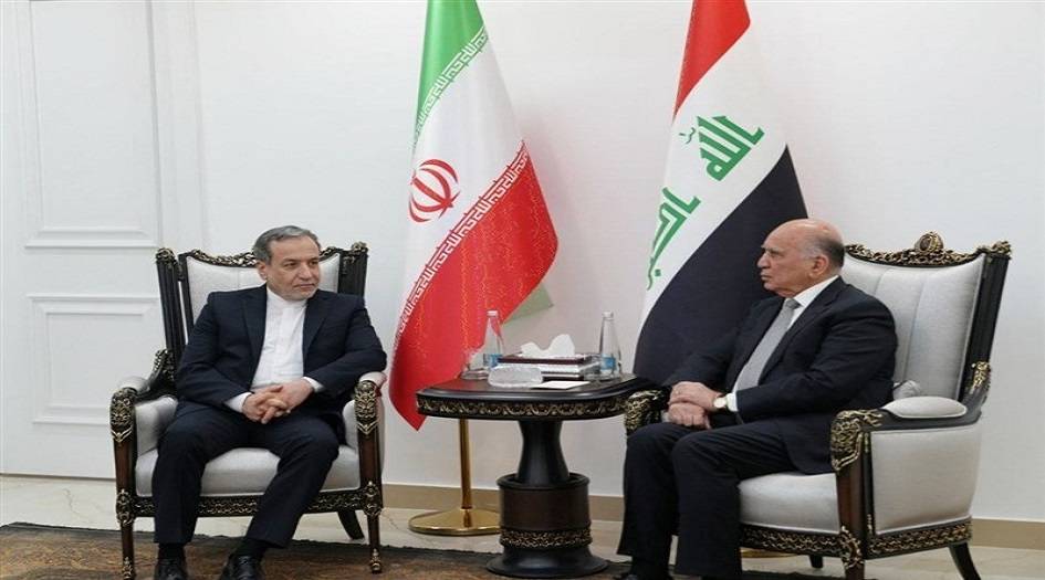 عراقجي يلتقي وزير الخارجية العراقي في بغداد