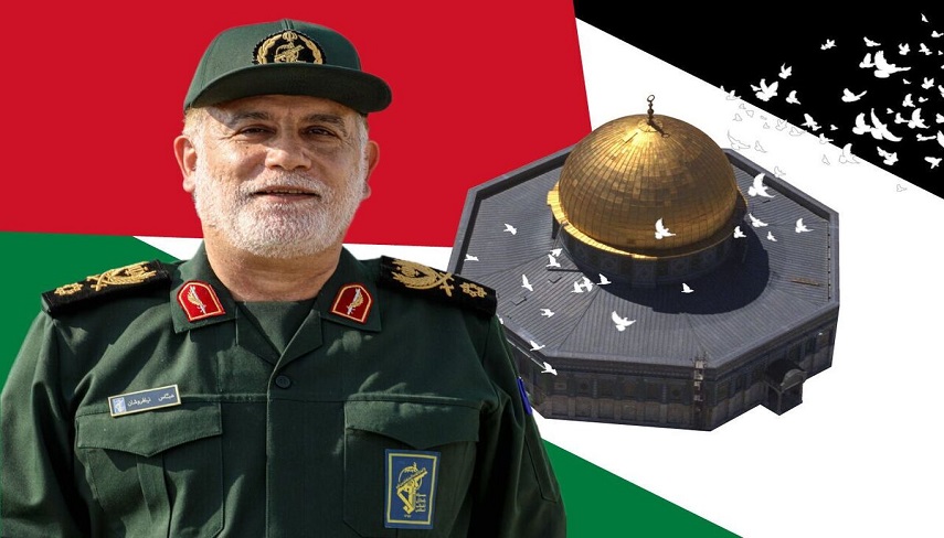 استقبال زائران و مجاوران امام رضا علیه السلام از پیکر سردار شهید نیلفروشان