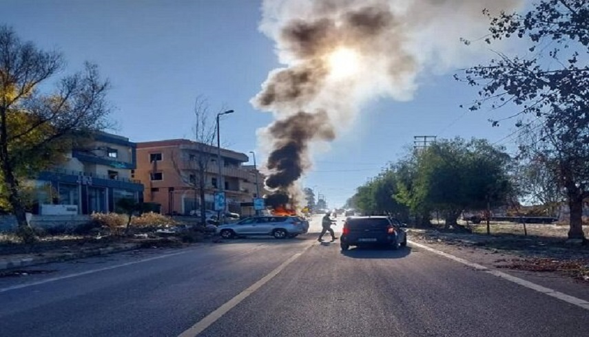بمباران  شدید و گسترده شهر کفرکیلا در جنوب لبنان 