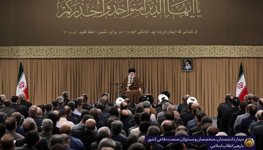 دیدار نخبگان و خانواده‌های معظم شهدای صنعت دفاعی با رهبر معظم انقلاب 