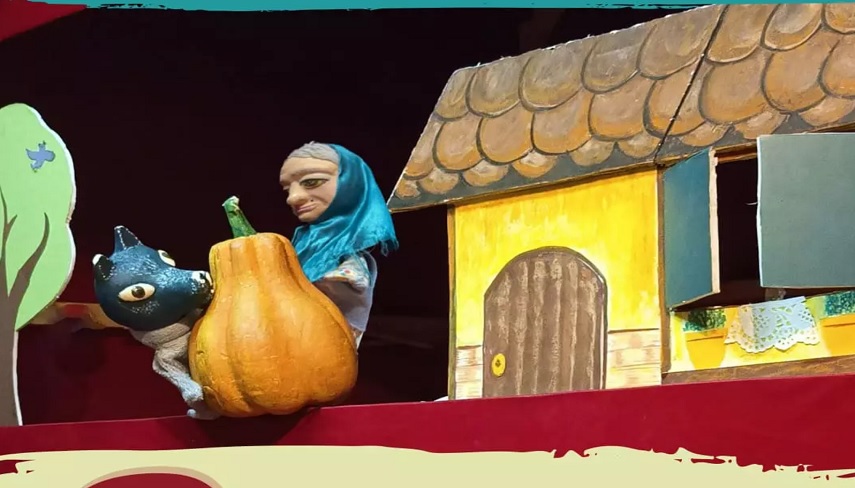 نمايش عروسكي «كدو قلقله‌زن» در موزه كودكي ايرانك