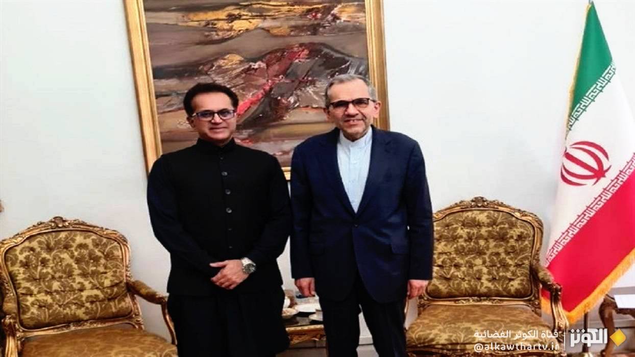  السفير الباكستاني في طهران يجري مشاورات مع معاون وزير الخارجية الإيراني 