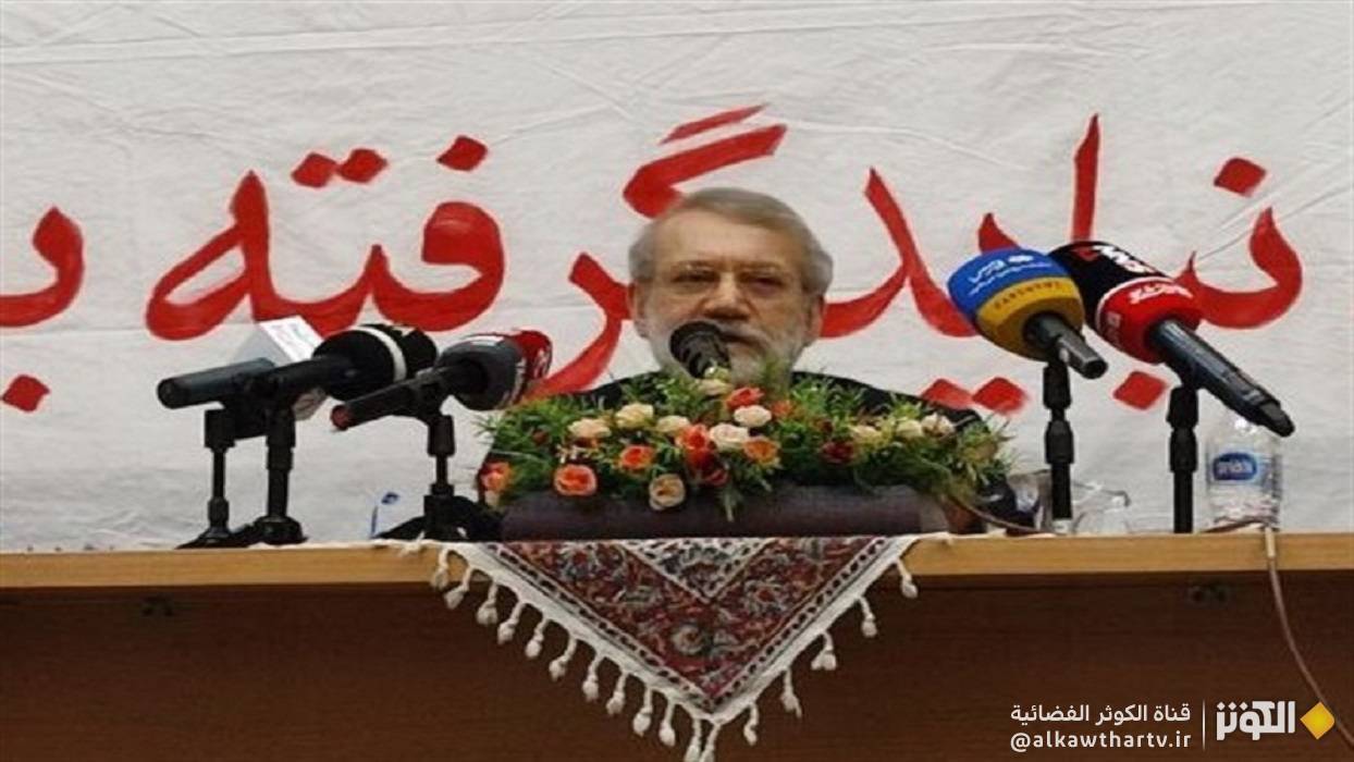  لاريجاني: قضية فلسطين ذات جذور تاريخية والمقاومة قائمة ومستمرة 