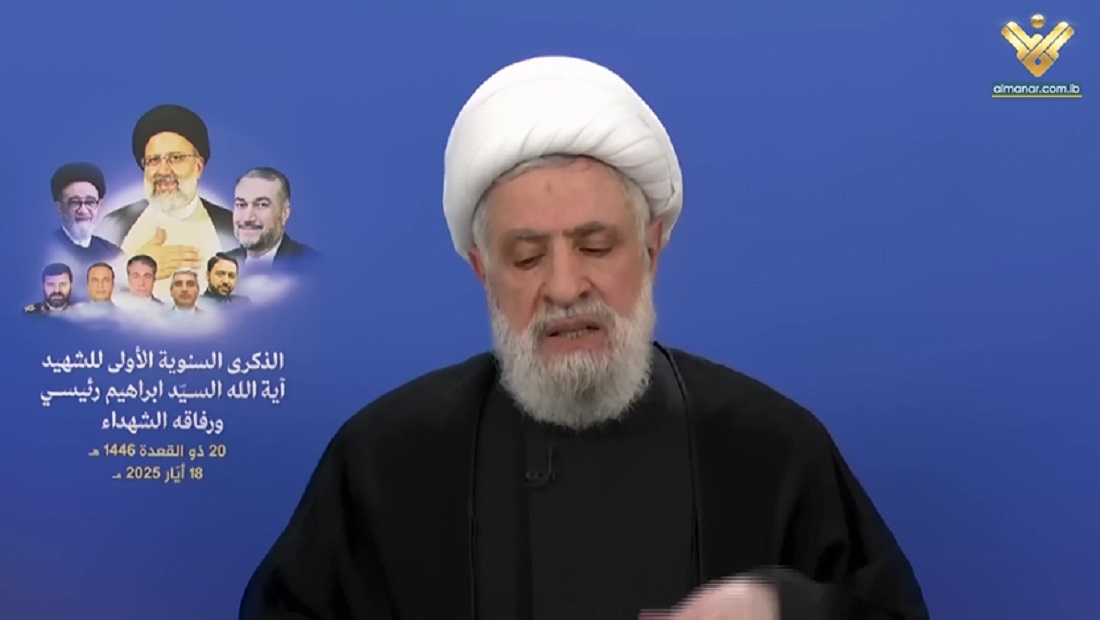 الشيخ نعيم قاسم: إن فلسطين كانت في قلب الشهيد رئيسي