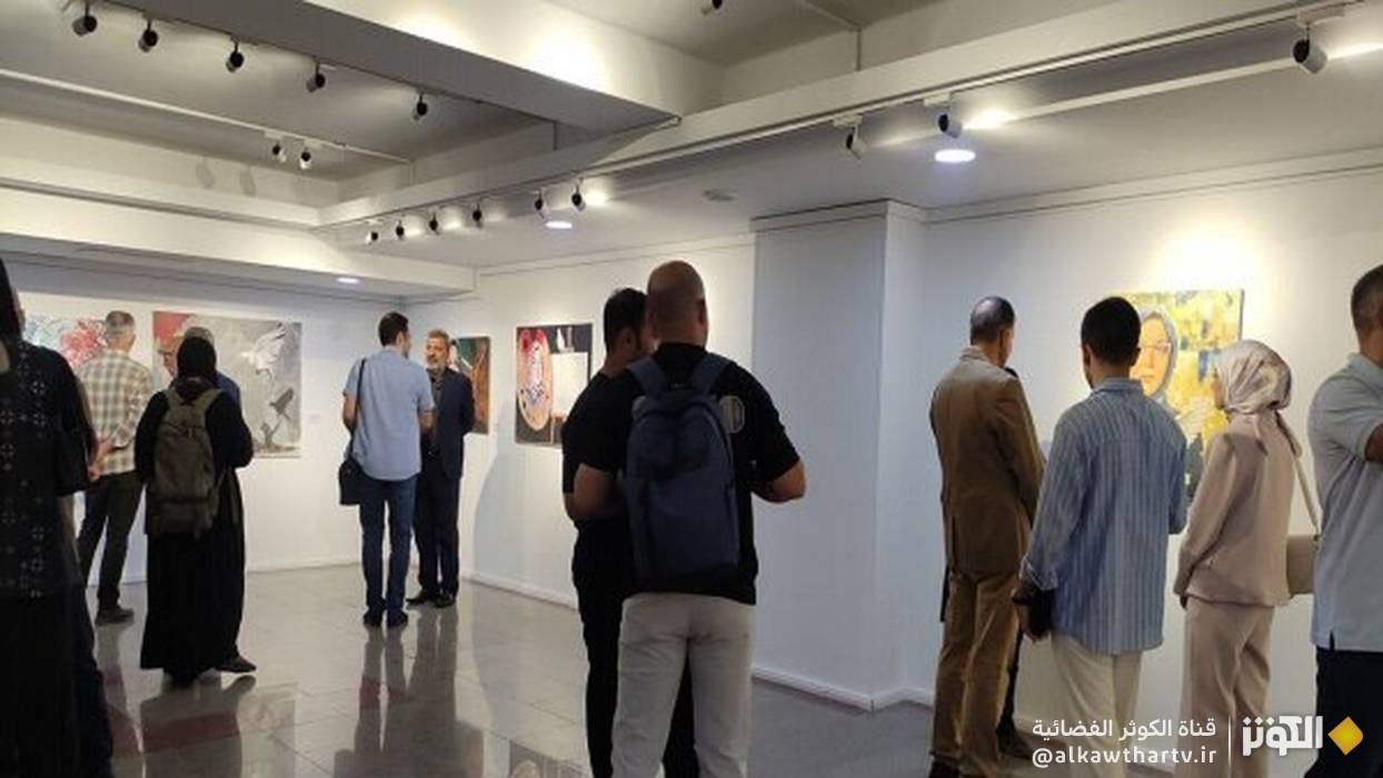  معرض فني عراقي يخلّد ذكرى الفنانين الإيرانيين الشهداء ويواجه جرائم الكيان الصهيوني