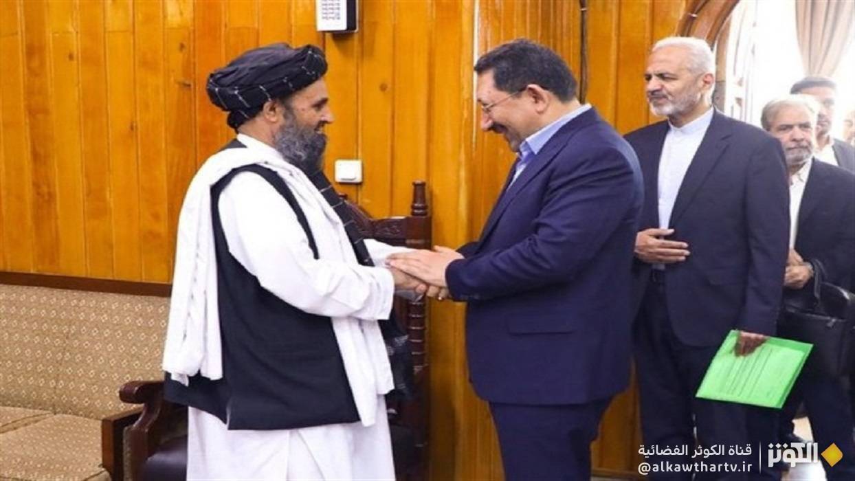  مباحثات اقتصادية بين وزير الصناعة الإيراني ونائب رئيس وزراء طالبان في كابل 