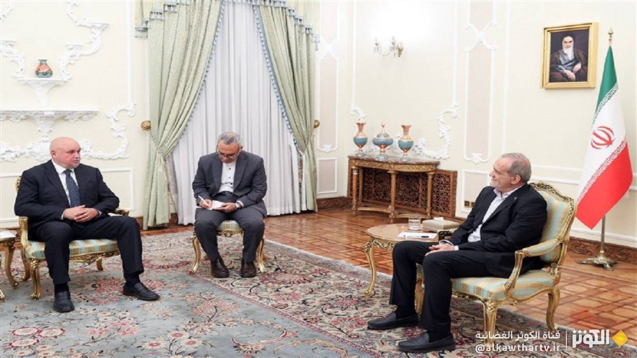  بزشكيان: لا يوجد أي عائق أمام التعاون بين طهران وموسكو 