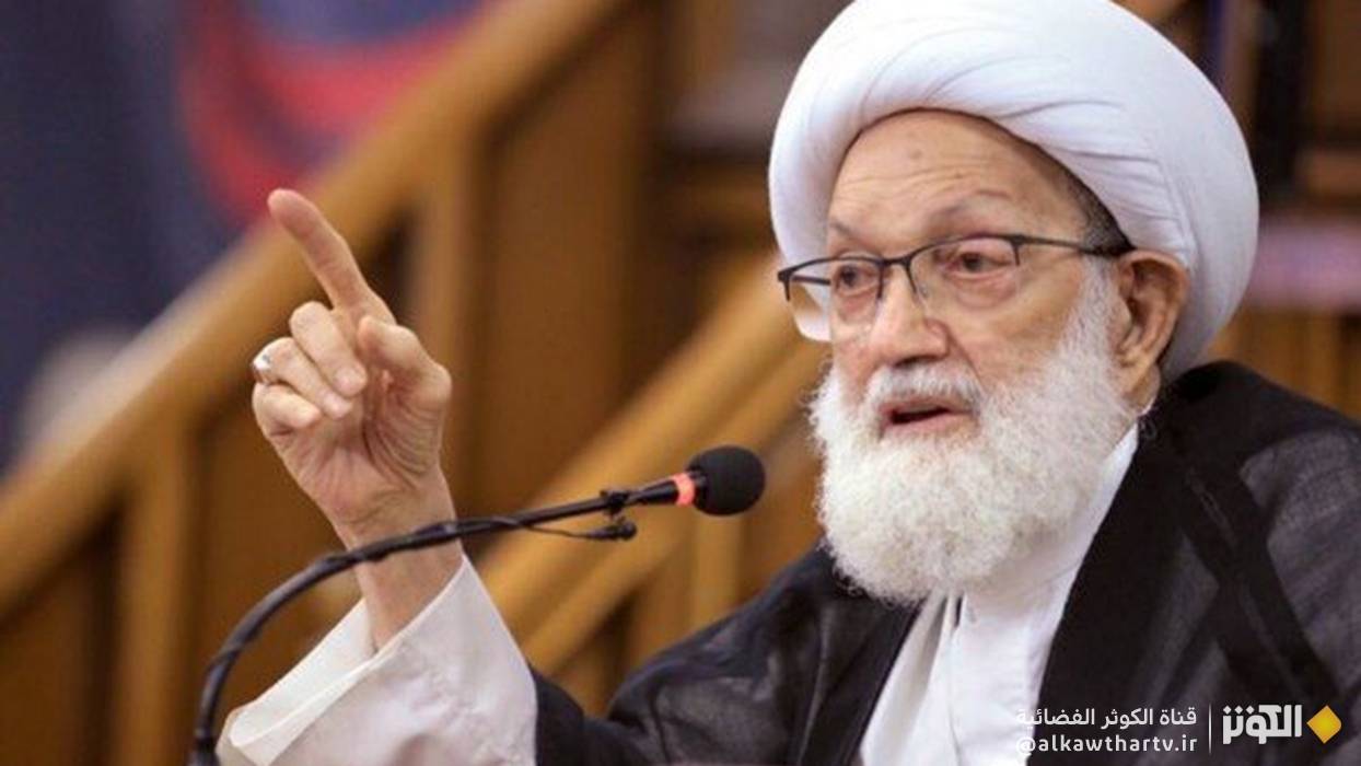 الشيخ عيسى قاسم  يحذر... غزة في كارثة انسانية ومن يناصر الالم شريك في الجريمة