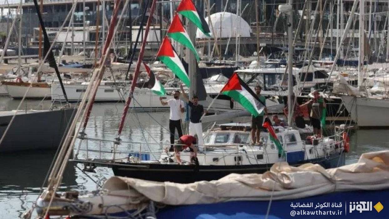  أسطول الصمود يقترب من اليونان و6 أيام للوصول إلى غزة 