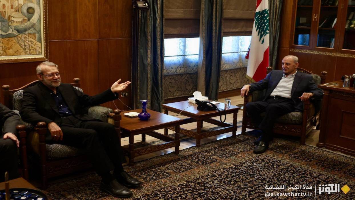 لاريجاني يلتقي رئيس مجلس النواب اللبناني