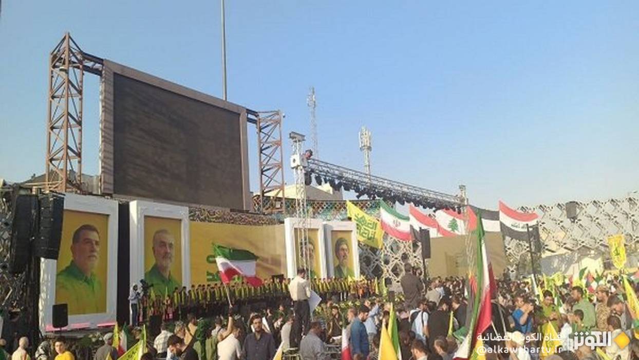  إحياء الذكرى السنوية الأولى لاستشهاد السيد حسن نصرالله والسيد هاشم صفي الدين في طهران