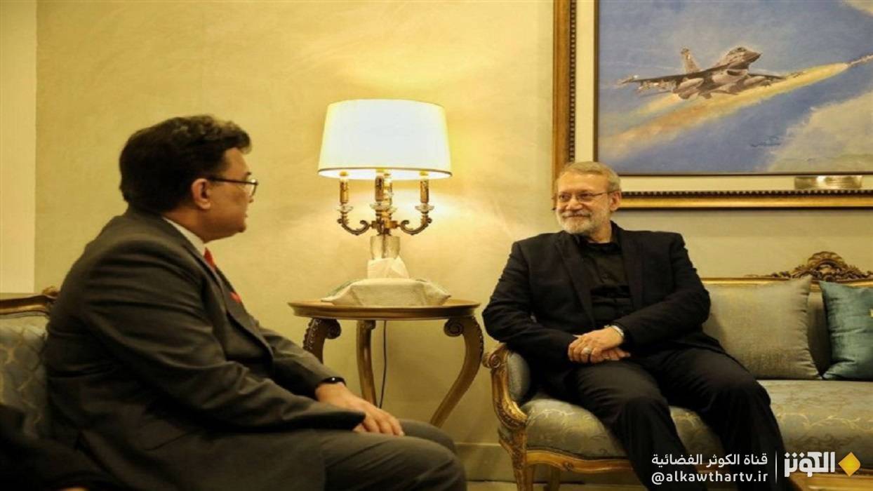 لاريجاني: التعاون بين إيران وباكستان يمكن أن يُسهِم في سلام المنطقة