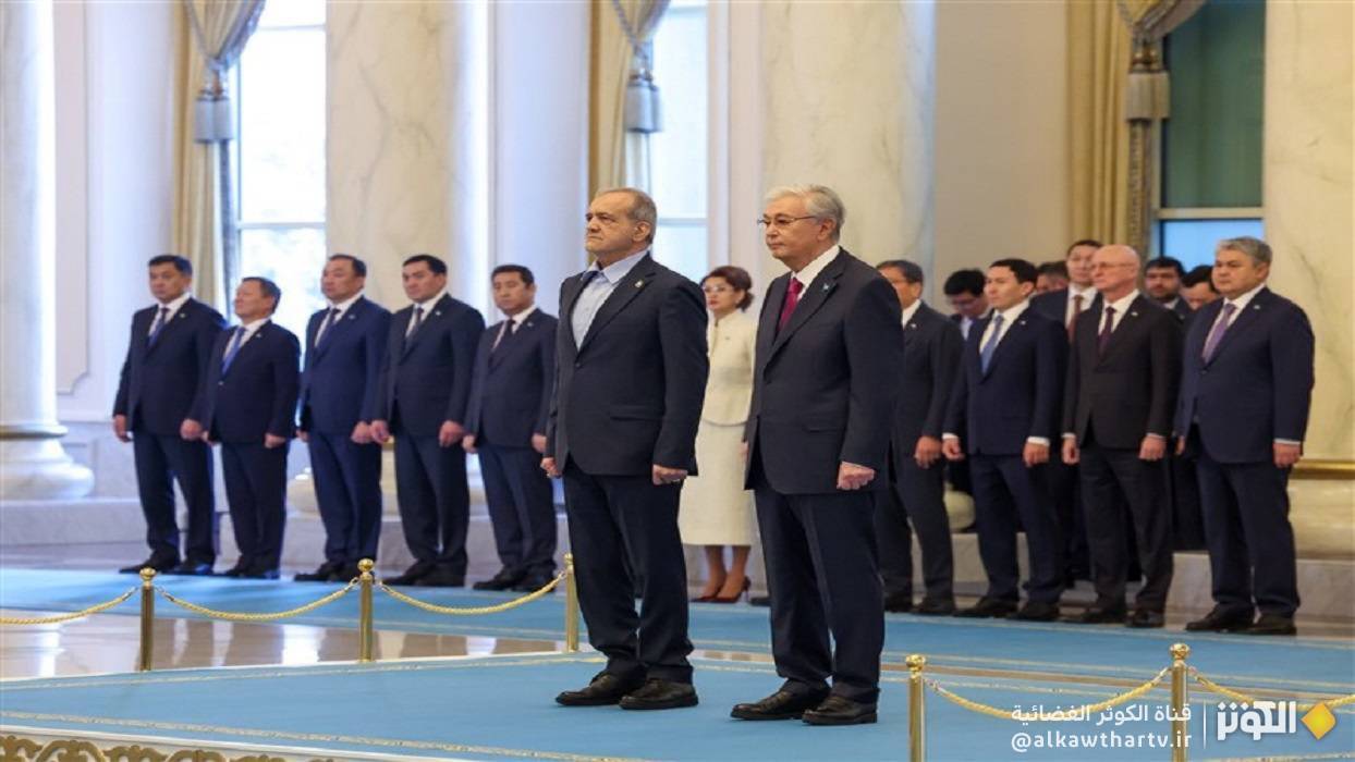 توقيع وتبادل 14 وثيقة ومذكرة تفاهم للتعاون الثنائي بين إيران وكازاخستان